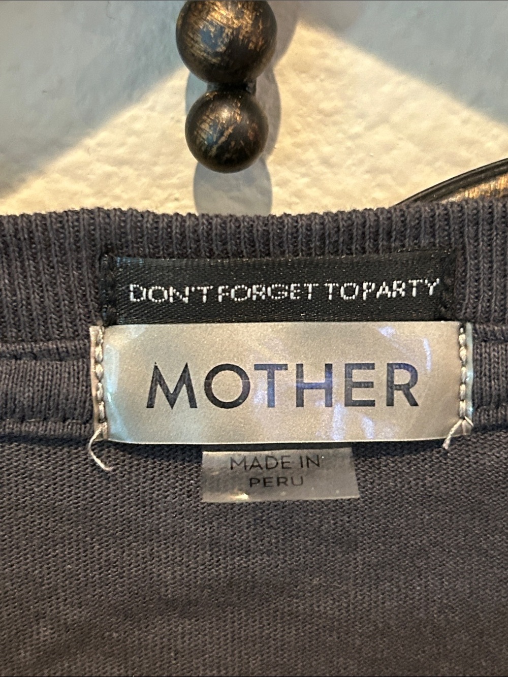 MOTHER "THE ROWDY" EMBELLISHED TEE SIZE XS - Picture 2 of 5